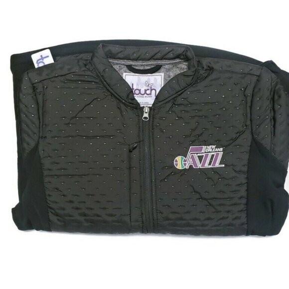 Touch NBA Throwback New Orleans Jazz Lead Off Jacket Womens Medium Slim Fit - Picture 3 of 8